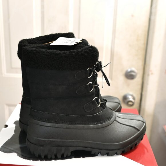 Ladies cold Weather Snow boot Black - Picture 3 of 10